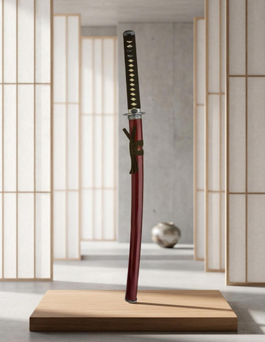 Wakizashi vaina roja