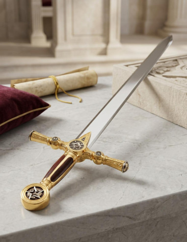 Espada de los masones en Oro