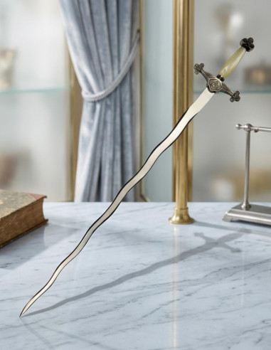 Espada Masónica flamigera plata