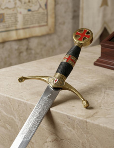 Kruisvaarder zwaard. cadet grootte. 75 cm. 2