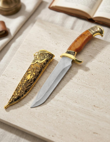 Ørnedolk med dekoreret skede