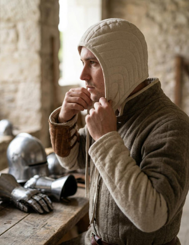 natürlicher gesteppter Krepp