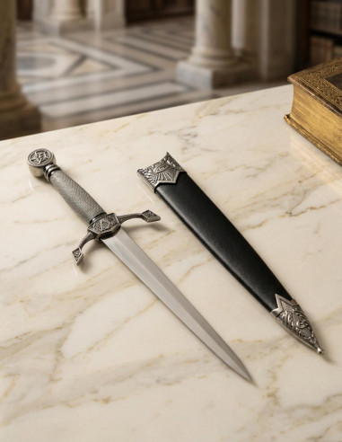 Daga masónica con vaina