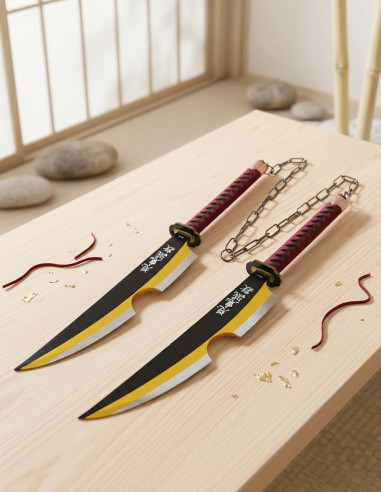 Espadas gemelas Tengen Uzui de Kimetsu no Yaiba