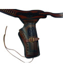 Lederholster für 1 Revolver (Rechtshänder)