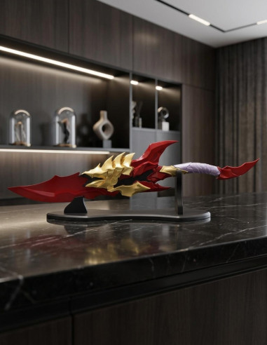 Zwaard Sung Jinwoo Woede Kamish Solo Leveling decoratieve replica