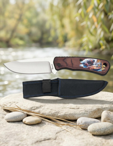 Albainox Jagdmesser Modell Angeln mit Scheide