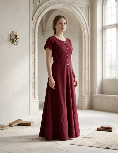Mittelalterliches Kurzarmkleid, Ava
