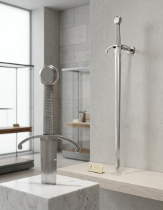 middeleeuws zwaard met één hand