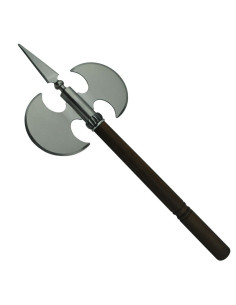 Rustieke dubbele schop gladde bijl, 61 cm.