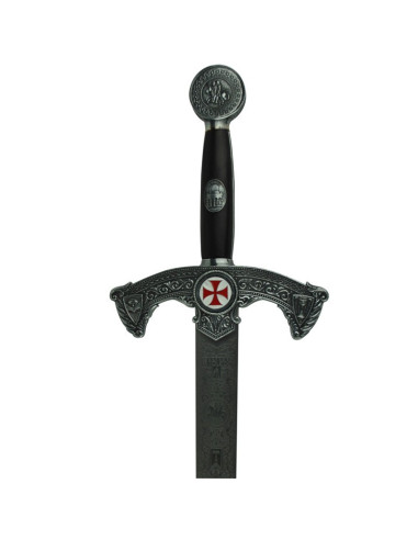 Espada Templaria rústica, decorada