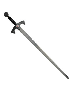 Espada Templaria rústica, decorada