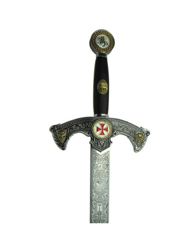 Espada Templaria decorada