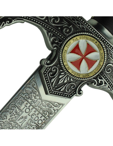 Espada Templaria decorada
