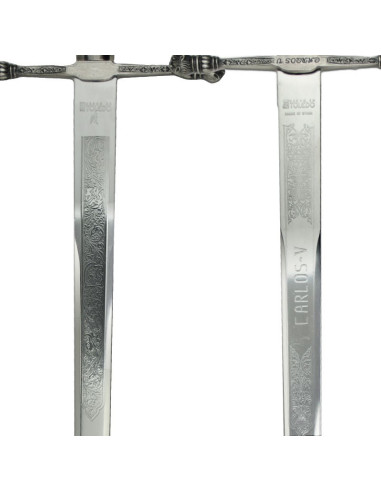 Espada Carlos V, acero inoxidable