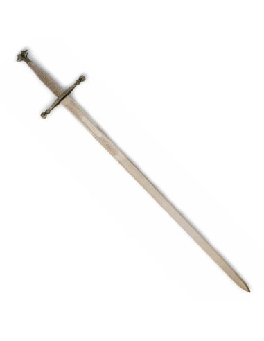 Espada Carlos V, hoja rústica grabada