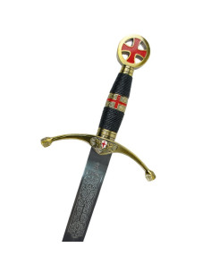 Espada de los cruzados. Tamaño cadete. 75 cms.