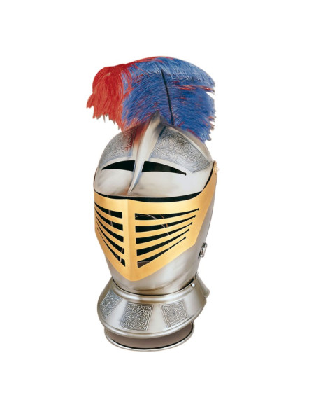 Casco guerrero grabado siglo XVI