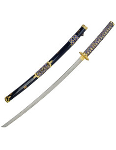 Katana-Scheide blau-gold