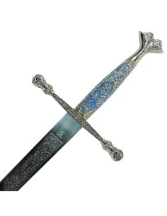 Espada Carlos V con puño cincelado 2