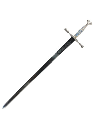 Carlos V sværd med mejslet håndtag