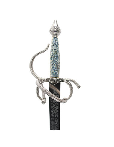 Colada Cid-zwaard met gebeiteld handvat