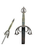 Espada Tizona Cid con puño cincelado