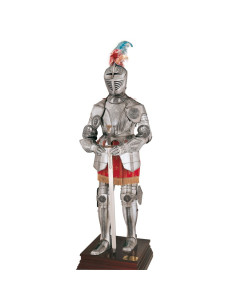 Gegraveerd pantser uit de 16e eeuw