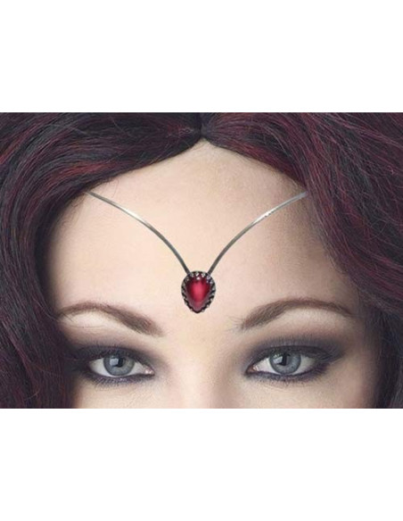 Tiara mit Kristallperlen