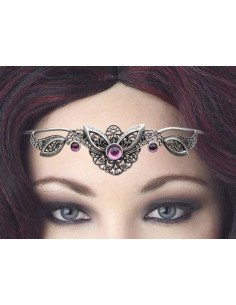 Tiara mit Kristallperlen