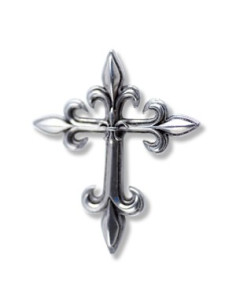 Fleur de Lys Kreuzanhänger