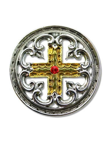 Templar Cross Engrailed Pendant
