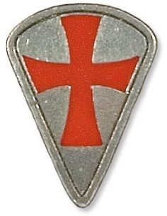 Templar skjold vedhæng 1