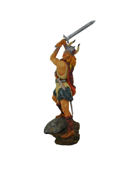 Guerrero vikingo con espada Guerrero vikingo con espada