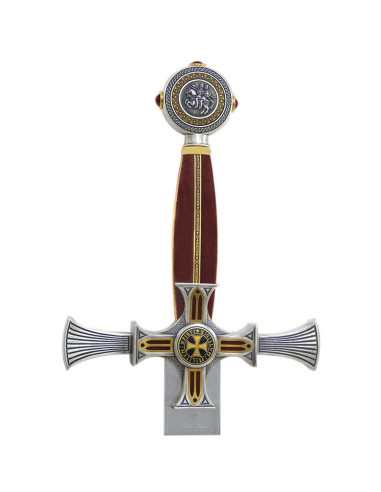 tauschiertes Templerschwert