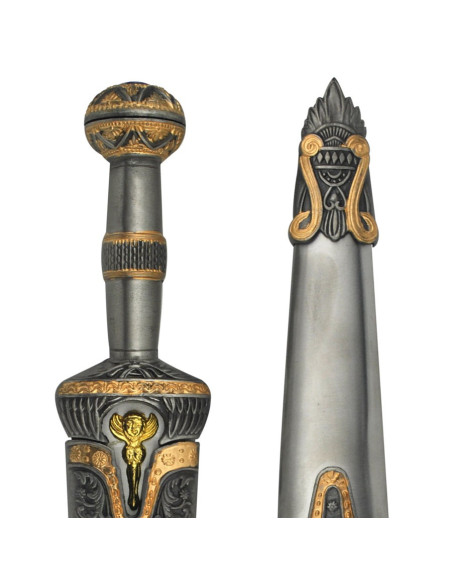 Daga Aquiles con vaina de metal