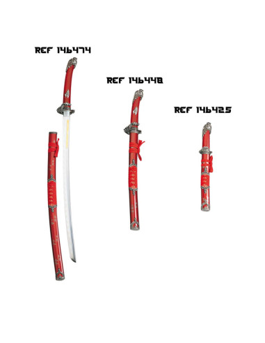 Wakizashi serpiente roja