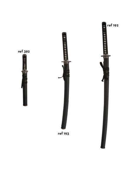 Katana sort skede buckler kran