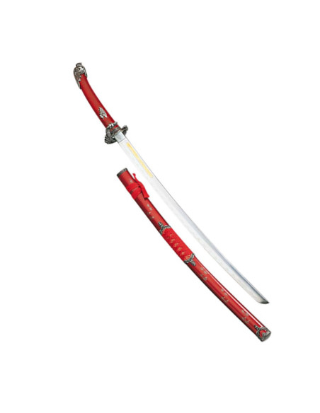 "Katana Serpiente Roja" translates to "Katana Rote Schlange" in German.