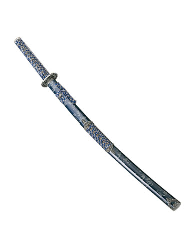 Blau-silbernes Katana