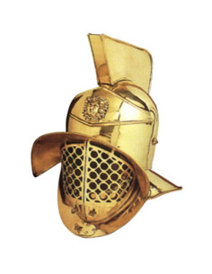 Casco de gladiador romano