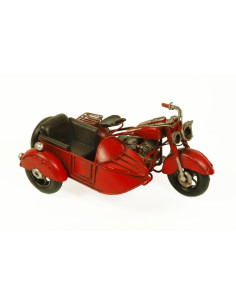 Miniatura sidecar rojo