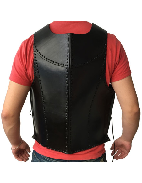 Armadura medieval cuero negro Armadura medieval cuero negro