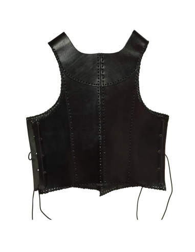 Armadura medieval cuero negro