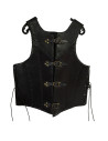 Armadura medieval cuero negro