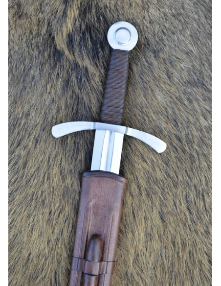 Kruisvaarderszwaard met schede, functioneel