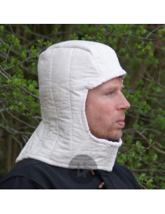 natuurlijke gewatteerde capuchon 2