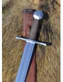 Kreuzschwert achteckiger Knauf, mit Scheide