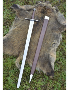 Espada Medieval larga con vaina, funcional