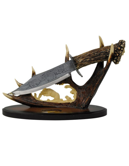 Cuchillo decorativo asta